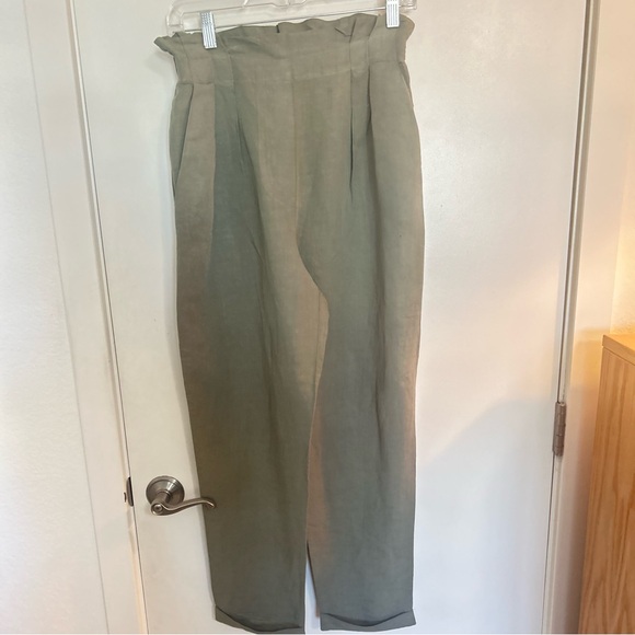 NWT Zara Z1975 Green Basic Denim Size: S - Picture 1 of 12